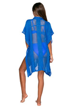 Sunsets Electric Blue Shore Thing Tunic