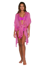Sunsets Wild Orchid Shore Thing Tunic