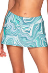 Sunsets Moon Tide Sporty swim skirt