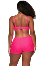Sunsets Escape Neon Pink Laguna Swim Short