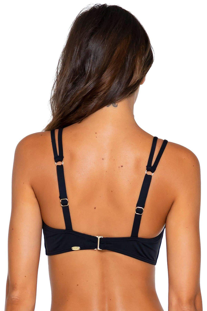 Sunsets Black Taylor Bralette