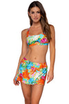 Sunsets Lotus Sporty Swim Skirt