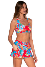 Sunsets Tiger Lily Sporty swim skirt