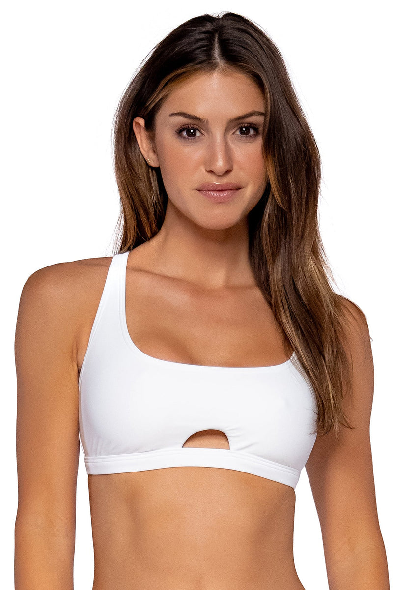 Sunsets White Lily Brandi Bralette