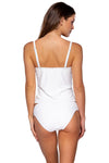 Sunsets White Lily Simone Tankini