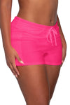 Sunsets Escape Neon Pink Laguna Swim Short