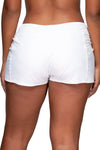 Sunsets Escape White Lily Laguna Swim Short