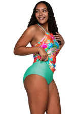 Sunsets Escape Lotus Harlow High Neck Tankini