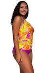 Sunsets Escape Palace Garden Harlow High Neck Tankini