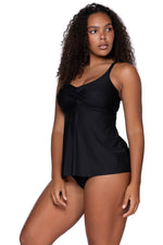 Sunsets Escape Black Tori Tankini