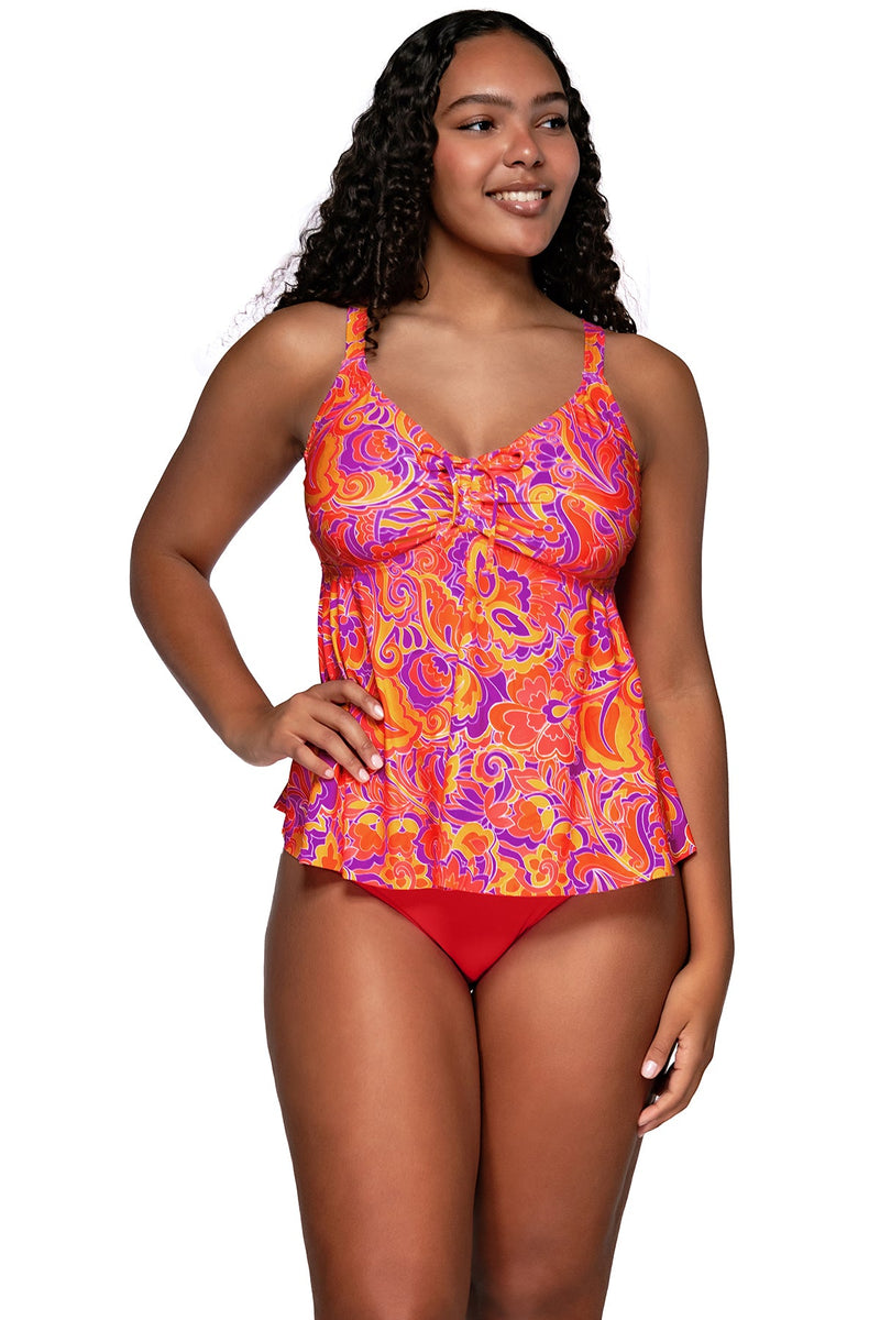 Sunsets Escape Pele Marin Tankini