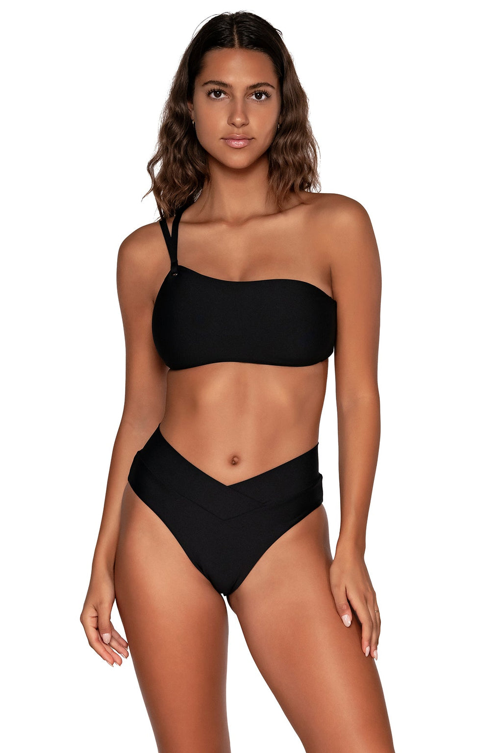 Swim Systems Black Delfina V Front