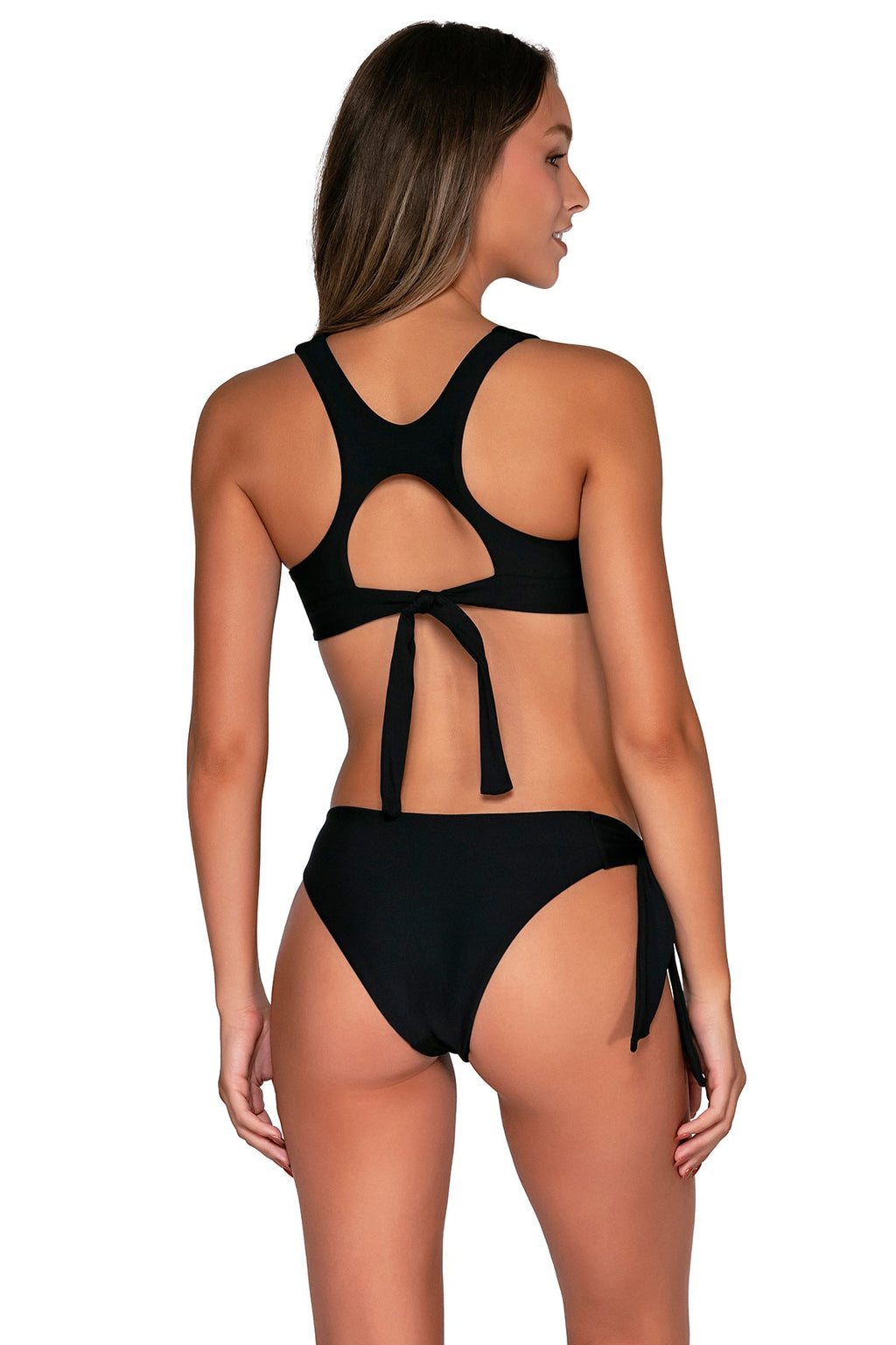 Swim Systems Black Rylee Racerback