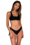 Swim Systems Black Rylee Racerback