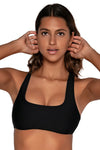 Swim Systems Black Rylee Racerback
